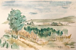 Begleitetes Aquarellmalen im Weinberg